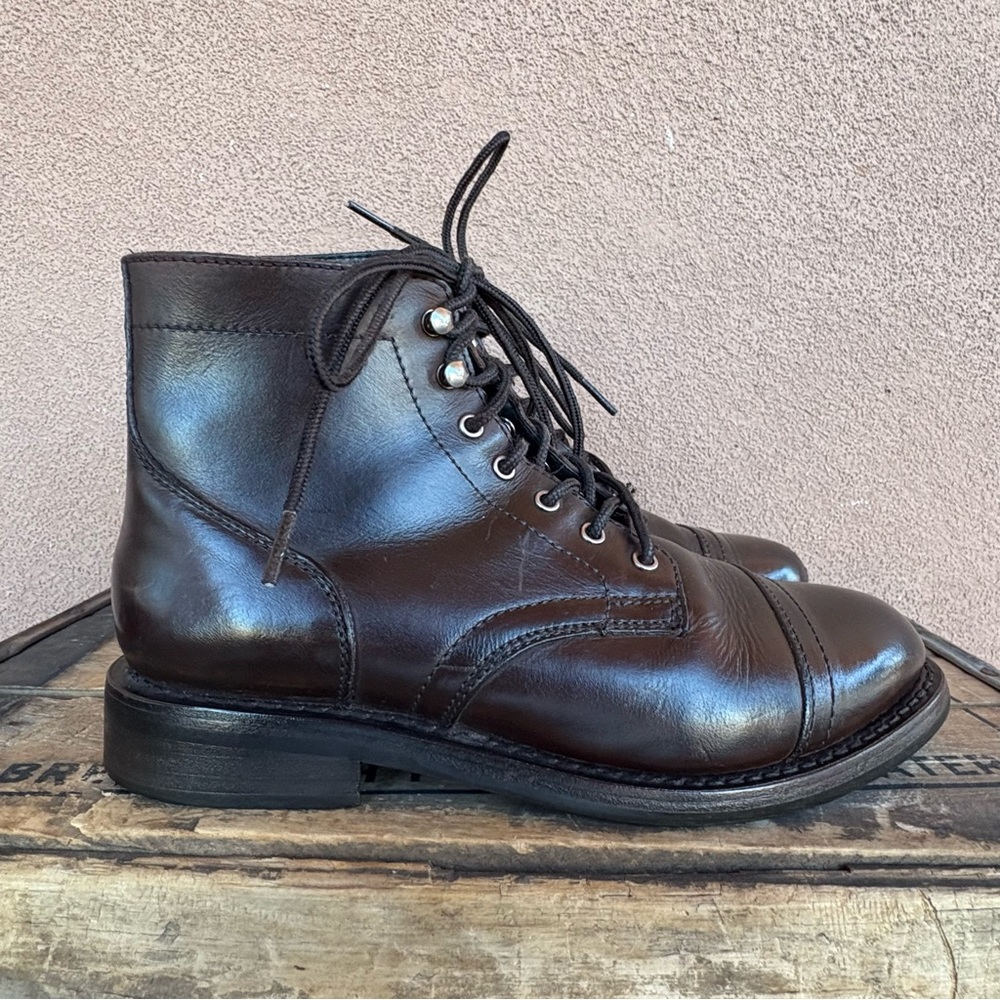 Thursday Boot Company Brown Leather Women’s Captain Boot - Picture 2 of 14